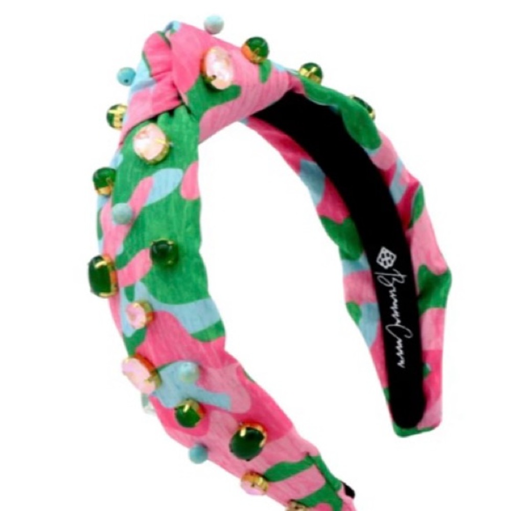 ✨BRIANNA CANNON✨ Country PINK, BLUE, & GREEN Embellished Headband, NWOT ✨